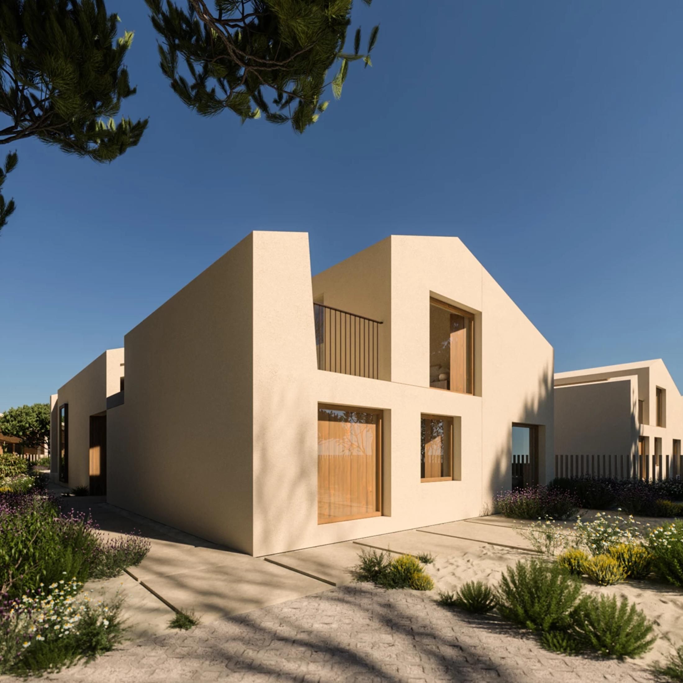 Outside view of Village Houses