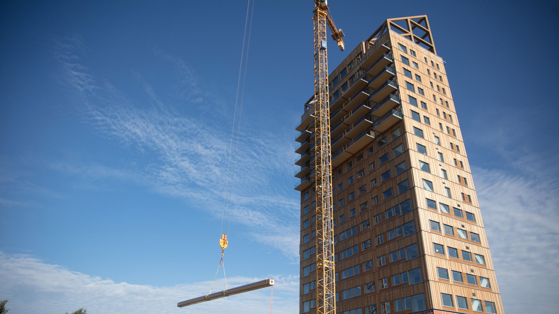 At 18 storeys high Mjøstårnet is the tallest timber building in the world